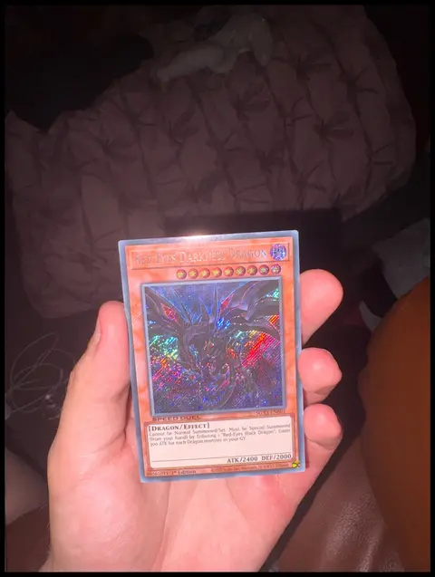 Red-Eyes Darkness Dragon card, TCGAI Score 9.0