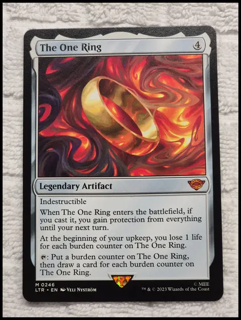 The One Ring card, TCGAI Score 9.0