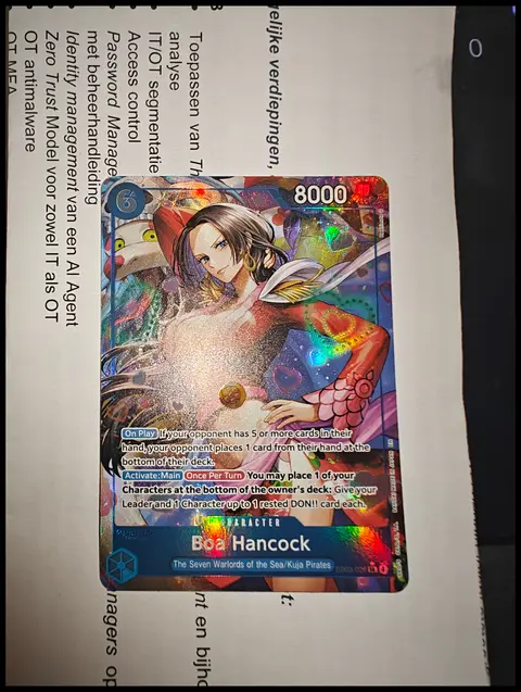 Boa Hancock card, TCGAI Score 9.0