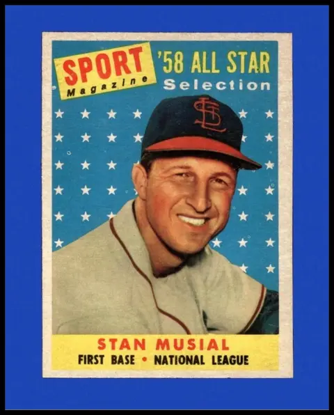 Stan Musial card, TCGAI Score 6.5