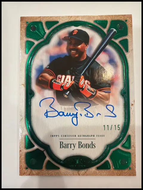 Barry Bonds card, TCGAI Score 9.0